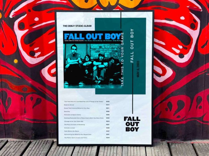 Fall Out Boy &Quot;Take This To Your Grave&Quot; Album Cover Poster #3 4