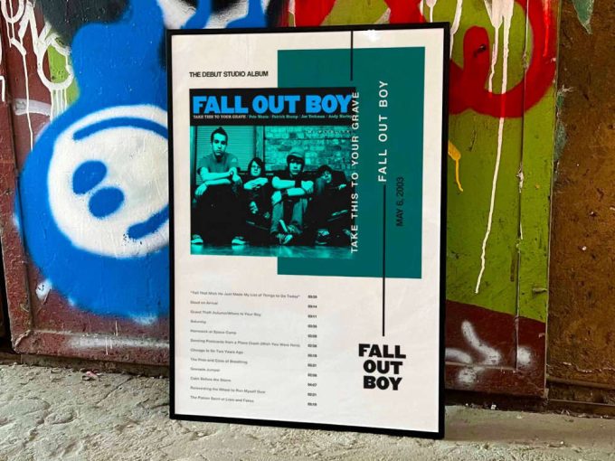 Fall Out Boy &Quot;Take This To Your Grave&Quot; Album Cover Poster #3 5