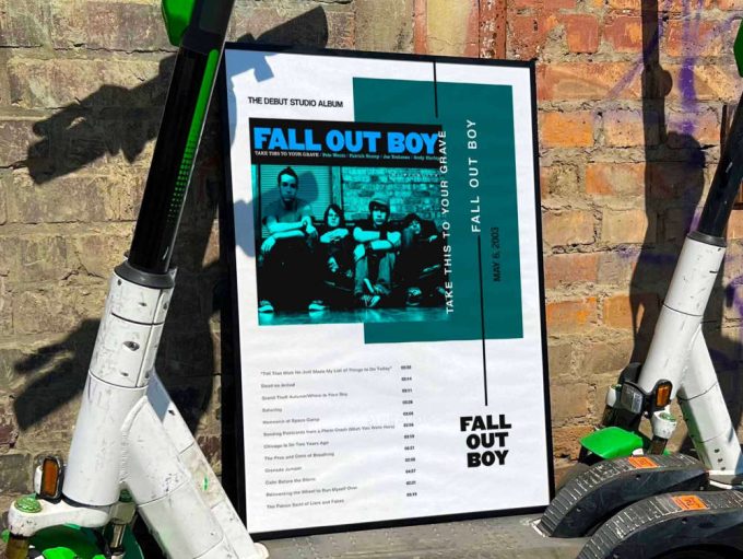 Fall Out Boy &Quot;Take This To Your Grave&Quot; Album Cover Poster #3 7