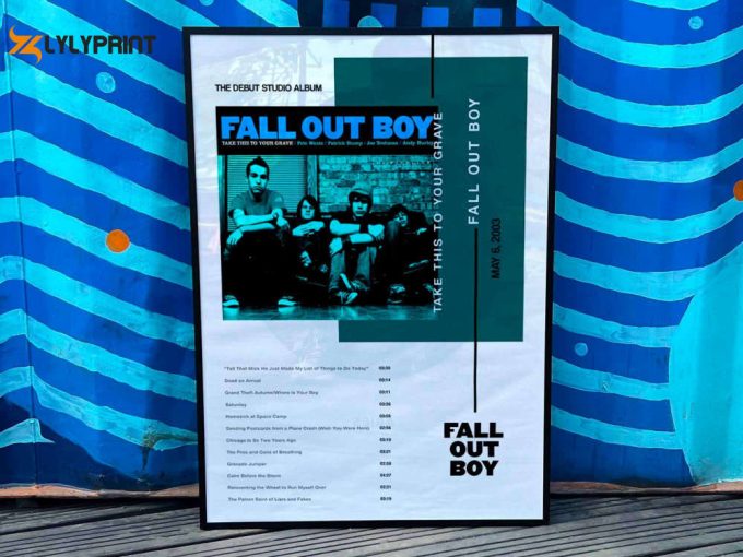 Fall Out Boy &Amp;Quot;Take This To Your Grave&Amp;Quot; Album Cover Poster #3 1