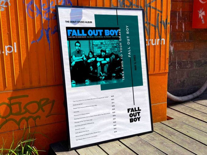 Fall Out Boy &Quot;Take This To Your Grave&Quot; Album Cover Poster #3 9