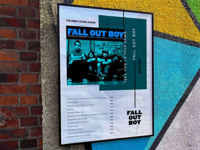 Fall Out Boy &Quot;Take This To Your Grave&Quot; Album Cover Poster #3 10