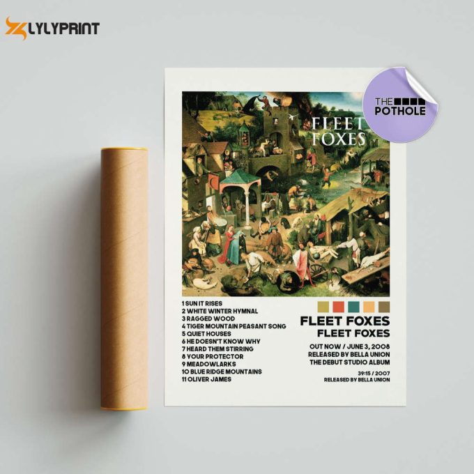 Fleet Foxes Posters / Fleet Foxes Poster / Fleet Foxes, Helplessness Blues, Album Cover Poster / Poster Print Wall Art, Custom Poster 1