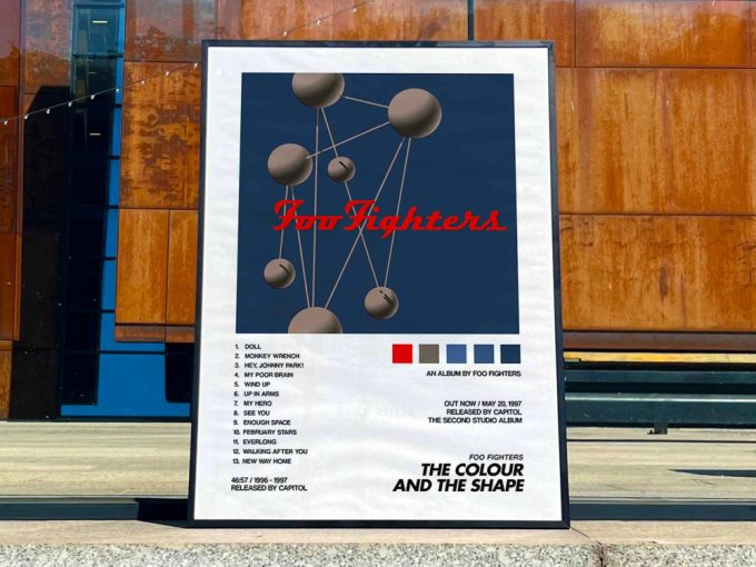 Foo Fighters &Quot;The Colour And The Shape&Quot; Album Cover Poster #2 2