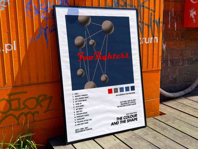 Foo Fighters &Quot;The Colour And The Shape&Quot; Album Cover Poster #2 3