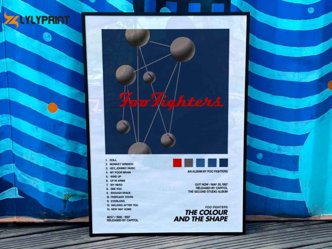 Foo Fighters &Amp;Quot;The Colour And The Shape&Amp;Quot; Album Cover Poster #2 1