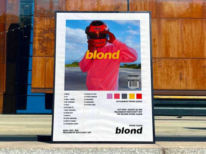 Frank Ocean &Quot;Blond&Quot; Album Cover Poster #2 (Helmet) 2