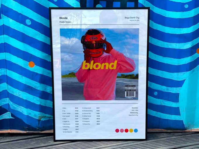 Frank Ocean &Quot;Blonde&Quot; Album Cover Poster 2