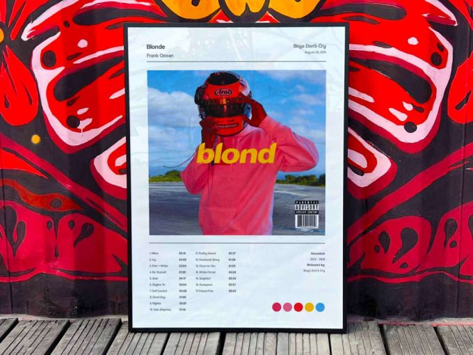 Frank Ocean &Quot;Blonde&Quot; Album Cover Poster 5