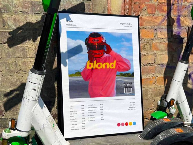 Frank Ocean &Quot;Blonde&Quot; Album Cover Poster 8