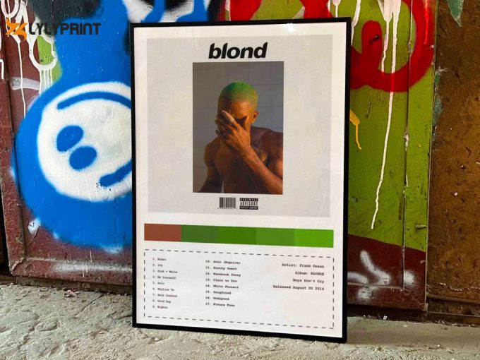 Frank Ocean &Amp;Quot;Blonde&Amp;Quot; Album Cover Poster 1