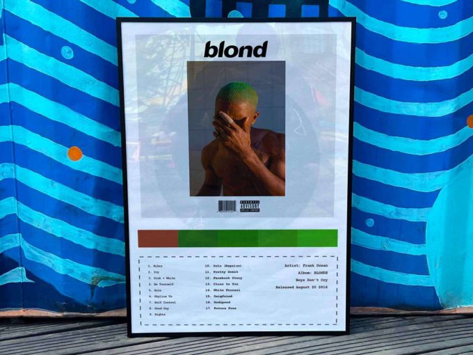 Frank Ocean &Quot;Blonde&Quot; Album Cover Poster 2