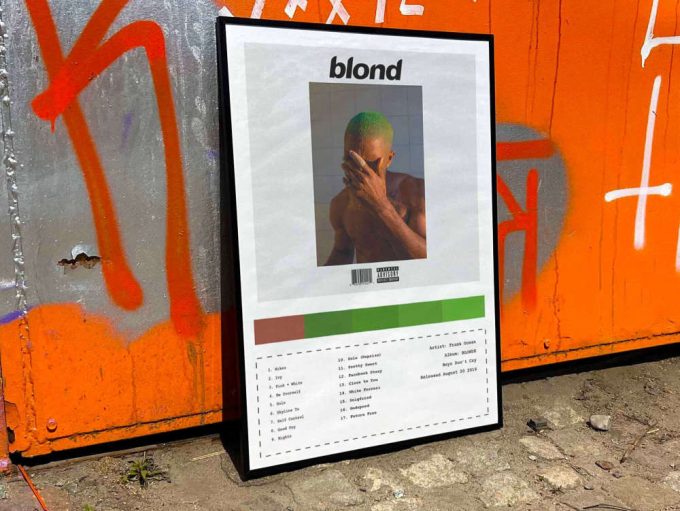 Frank Ocean &Quot;Blonde&Quot; Album Cover Poster 6