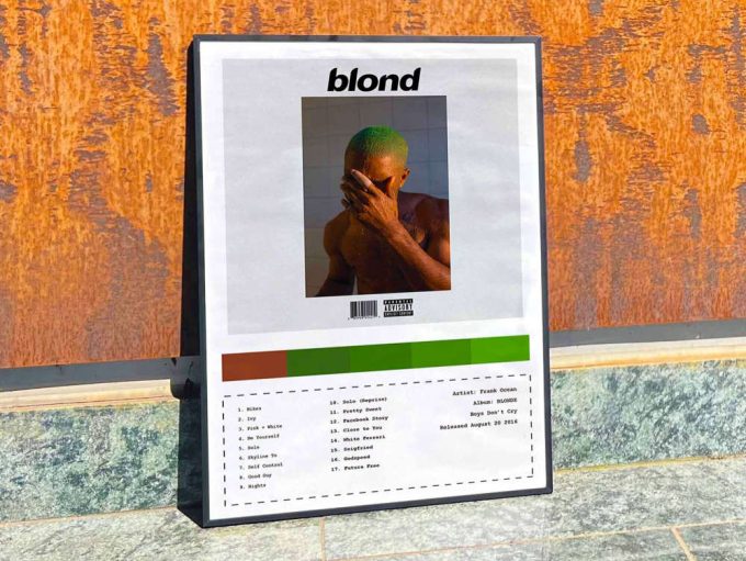 Frank Ocean &Quot;Blonde&Quot; Album Cover Poster 8