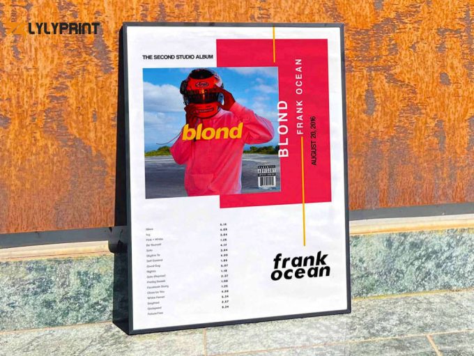 Frank Ocean &Amp;Quot;Blonde&Amp;Quot; Album Cover Poster 1