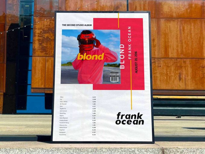 Frank Ocean &Quot;Blonde&Quot; Album Cover Poster 3