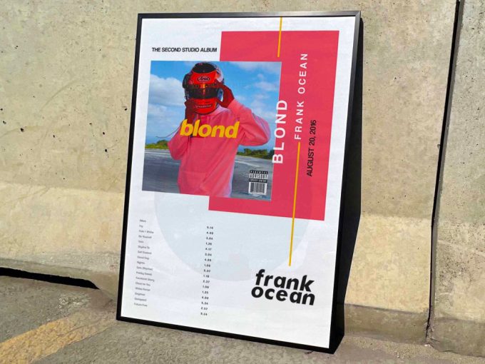 Frank Ocean &Quot;Blonde&Quot; Album Cover Poster 4