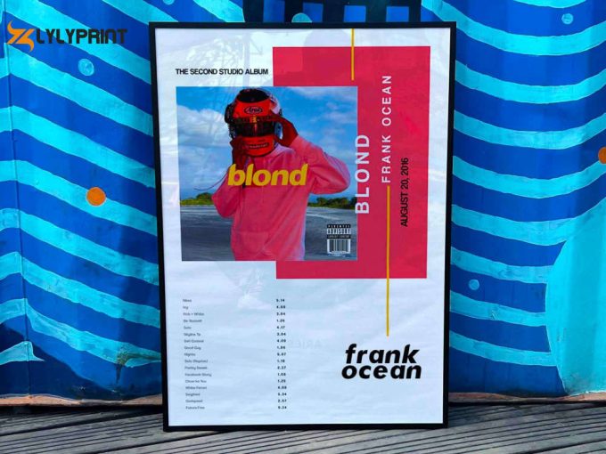 Frank Ocean &Amp;Quot;Blonde&Amp;Quot; Album Cover Poster #3 (Helmet) 1