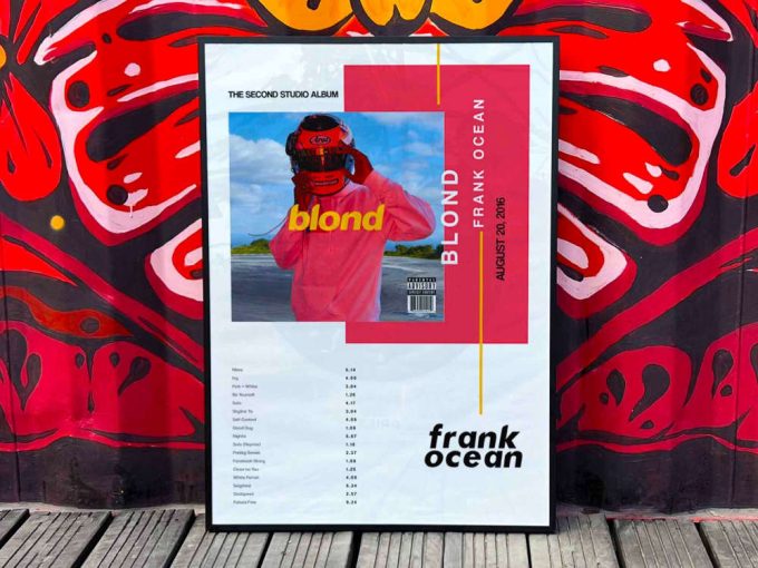 Frank Ocean &Quot;Blonde&Quot; Album Cover Poster 5