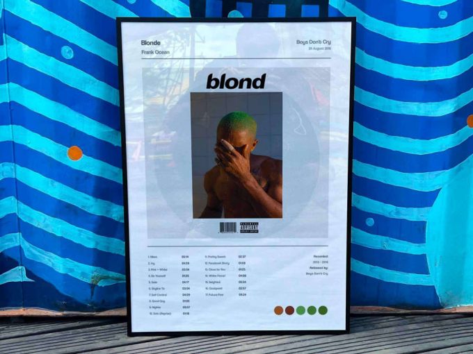 Frank Ocean &Quot;Blonde&Quot; Album Cover Poster 2