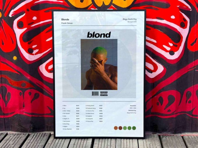 Frank Ocean &Quot;Blonde&Quot; Album Cover Poster 5