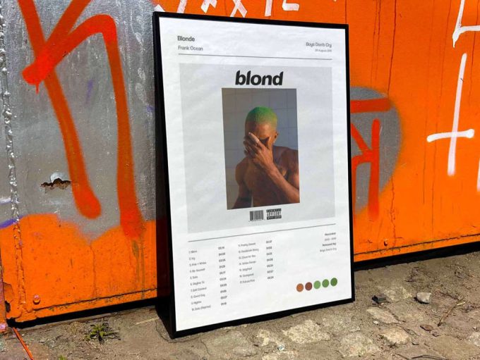 Frank Ocean &Quot;Blonde&Quot; Album Cover Poster 6