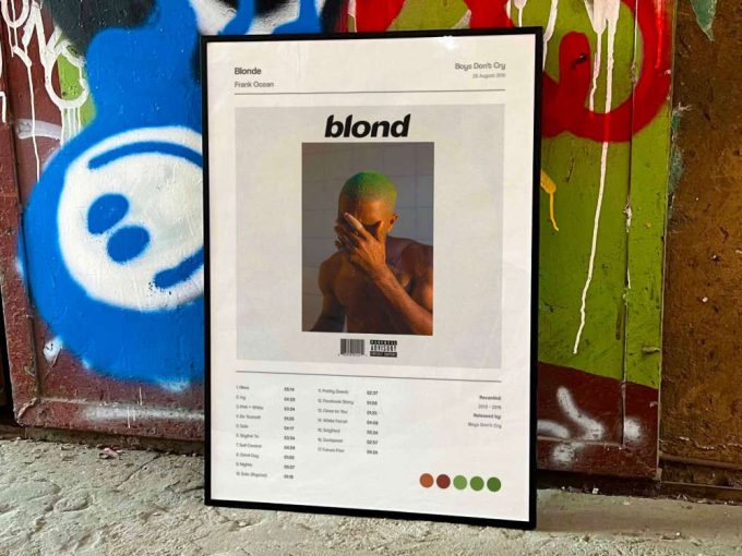 Frank Ocean &Quot;Blonde&Quot; Album Cover Poster 7