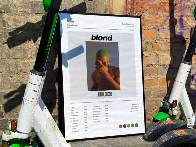 Frank Ocean &Quot;Blonde&Quot; Album Cover Poster 8