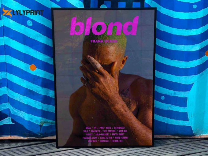 Frank Ocean &Amp;Quot;Blonde&Amp;Quot; Album Cover Poster 1