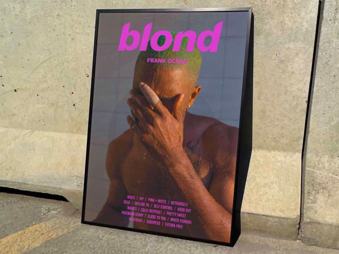 Frank Ocean &Quot;Blonde&Quot; Album Cover Poster 2