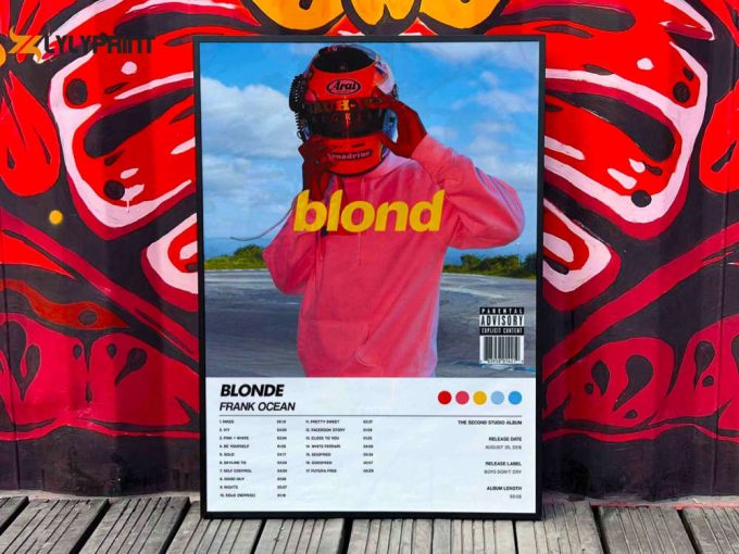 Frank Ocean &Amp;Quot;Blonde&Amp;Quot; Album Cover Poster 1