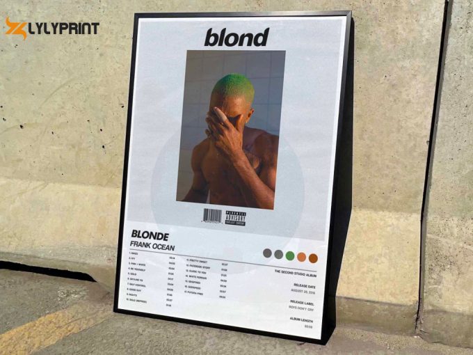 Frank Ocean &Amp;Quot;Blonde&Amp;Quot; Album Cover Poster #6 1