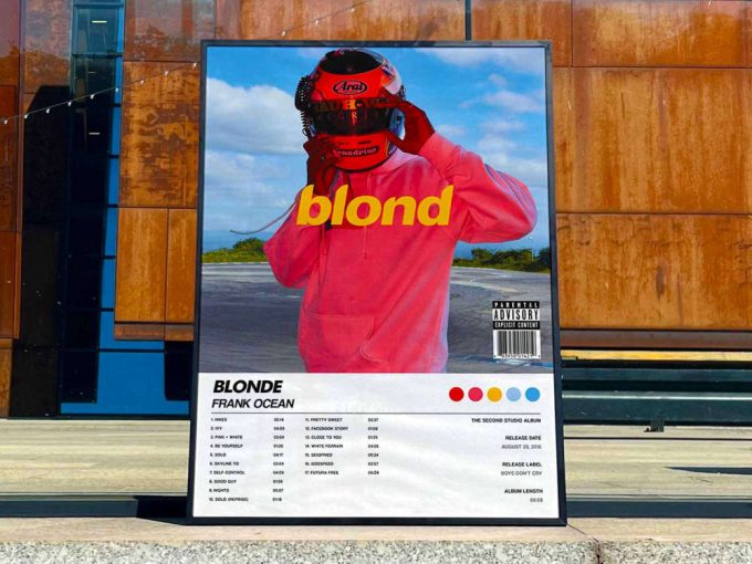 Frank Ocean &Quot;Blonde&Quot; Album Cover Poster 3