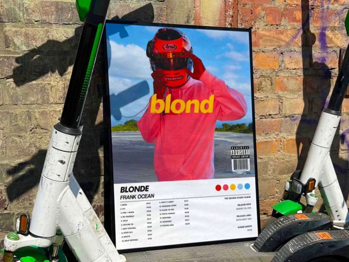 Frank Ocean &Quot;Blonde&Quot; Album Cover Poster 5