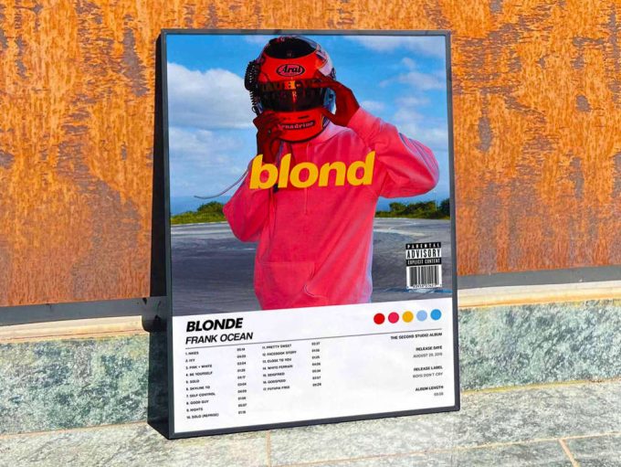 Frank Ocean &Quot;Blonde&Quot; Album Cover Poster 7