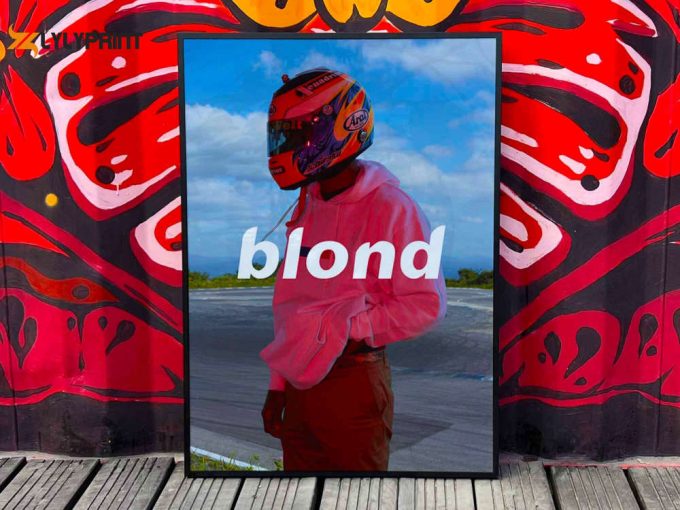 Frank Ocean &Amp;Quot;Blonde&Amp;Quot; Album Cover Poster 1