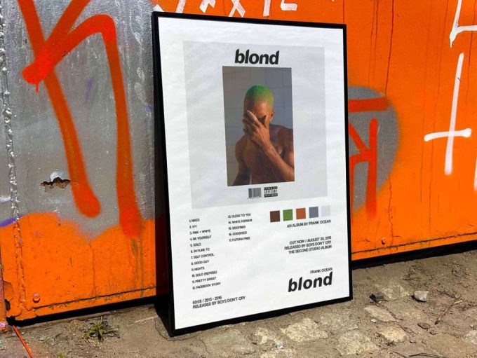 Frank Ocean &Quot;Blonde&Quot; Album Cover Poster 6