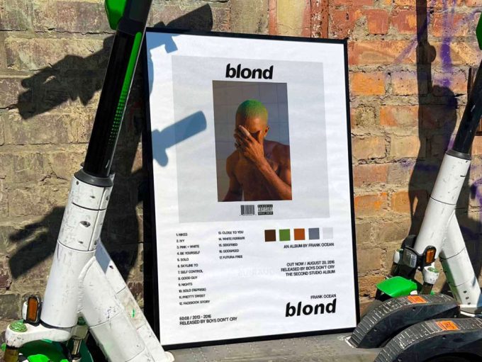 Frank Ocean &Quot;Blonde&Quot; Album Cover Poster 8