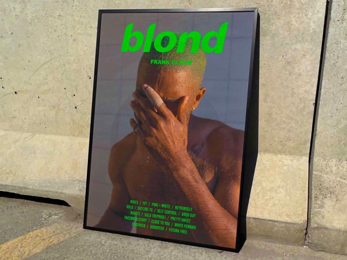 Frank Ocean &Quot;Blonde&Quot; Album Cover Poster 3