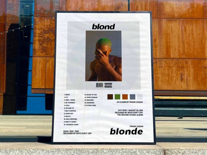 Frank Ocean &Quot;Blonde&Quot; Album Cover Poster 3