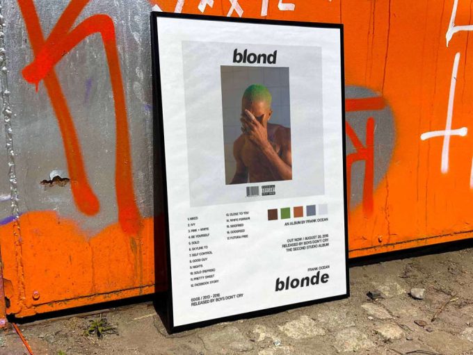 Frank Ocean &Quot;Blonde&Quot; Album Cover Poster 5