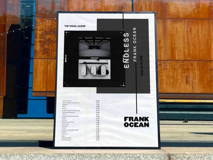 Frank Ocean &Quot;Endlesse&Quot; Album Cover Poster 2