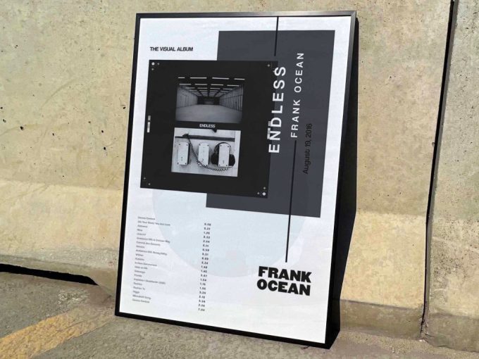 Frank Ocean &Quot;Endlesse&Quot; Album Cover Poster 4