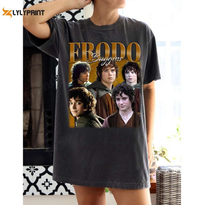 Frodo Baggins T-Shirt Frodo Baggins Shirt Frodo Baggins Tees Frodo Baggins Merch Trendy T-Shirt Retro Tshirt Gifts Men 1