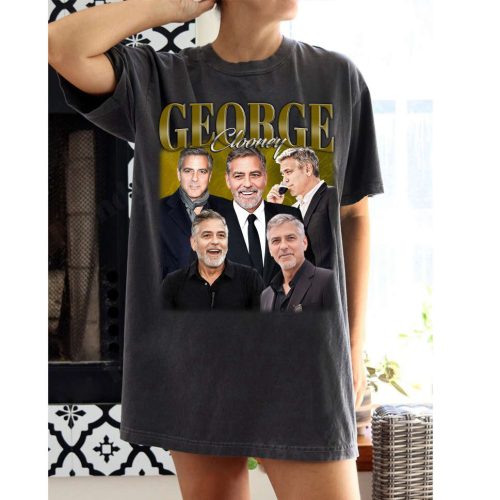 George Clooney T-Shirt George Clooney Shirt George Tees George Sweater Vintage Movie Vintage  Unisex T-Shirt