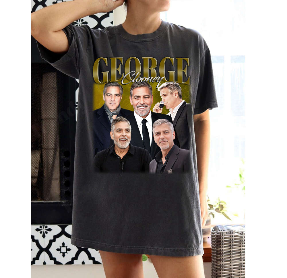 George Clooney T-Shirt George Clooney Shirt George Tees George Sweater Vintage Movie Vintage  Unisex T-Shirt