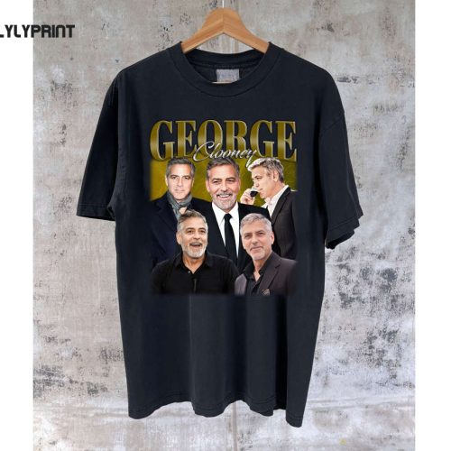 George Clooney T-Shirt George Clooney Shirt George Tees George Sweater Vintage Movie Vintage  Unisex T-Shirt