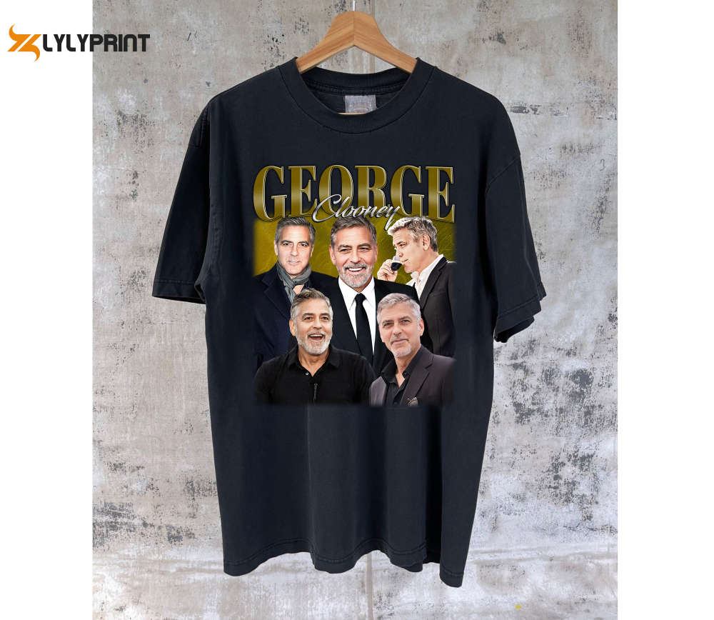 George Clooney T-Shirt George Clooney Shirt George Tees George Sweater Vintage Movie Vintage  Unisex T-Shirt