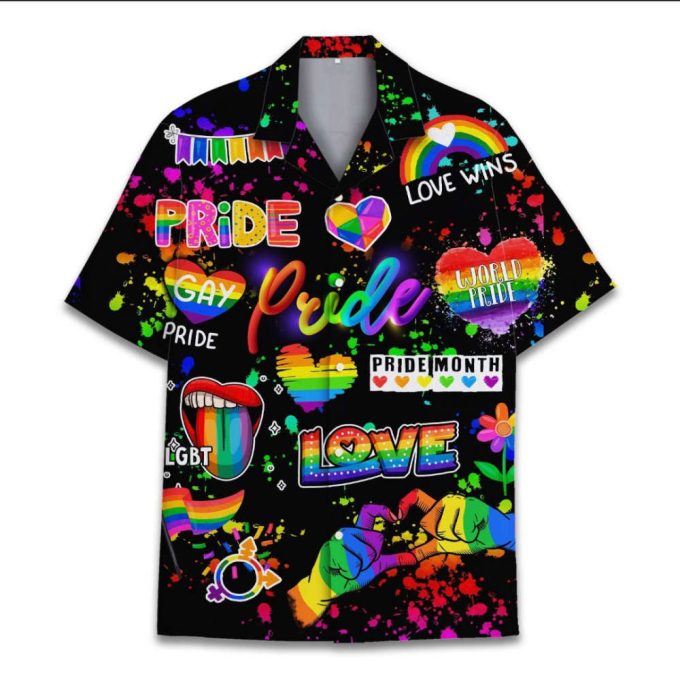 Gifts For Party Unisex Hawaiian Shirt Group Hawai Gifts Summer Hawai Lgbtq Pride Hawaiian Shirts Lgbt Rainbow Pride Month Equality 2