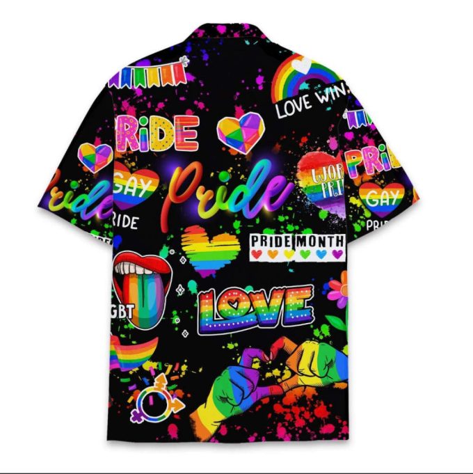 Gifts For Party Unisex Hawaiian Shirt Group Hawai Gifts Summer Hawai Lgbtq Pride Hawaiian Shirts Lgbt Rainbow Pride Month Equality 3